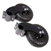 Image of BCI 7' x 7' Armadillo Protective L-Screen w/ Wheel Kit BBK-LSCR-ARM-PE42-PADS-WHEELS