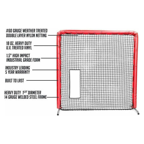 Better Baseball 7X7 Bullet Hole Fastpitch Softball Screen BULLETFP