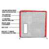 Image of Better Baseball 7X7 Bullet Hole Fastpitch Softball Screen BULLETFP