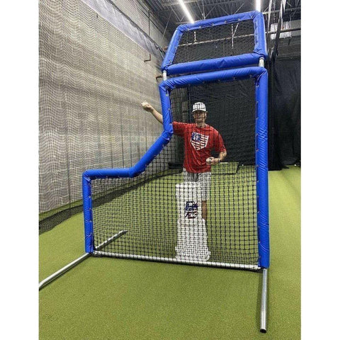 Better Baseball 7X7 Bullet L-Screen Baseball w/ Overhead Protector BULLETLOP