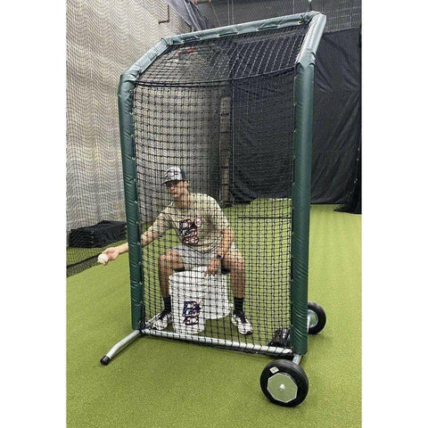 Better Baseball 8X4 Bullet Fastpitch Softball Screen w/ Overhead BULLETFPOH