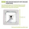 Image of Champion Sports Pro Anchor Base Set with Welded Stanchion M501