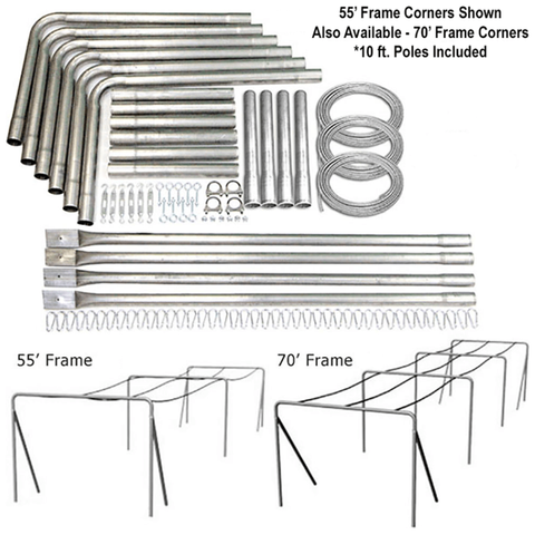 Cimarron 2 1/4" Complete Deluxe Commercial Batting Cage Frames