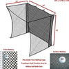 Image of Cimarron Sports 10x14x12 Batting Cage Golf Net Insert CM-1042GNIA