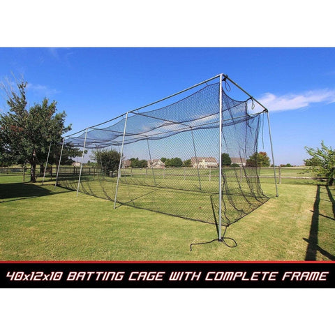 Cimarron Sports #24 Batting Cage Net with Complete Frame