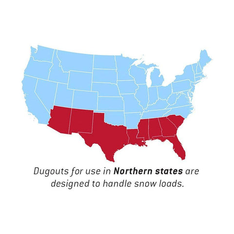 Dugouts USA Southern Steel Dugout Frames