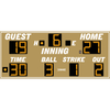 Image of Electro-Mech LX137 Baseball Scoreboards With BSO Digits