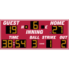 Image of Electro-Mech LX137 Baseball Scoreboards With BSO Digits