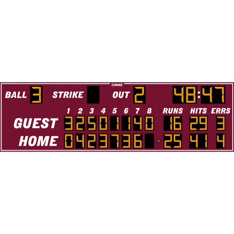 Electro-Mech LX163 Eight Inning Baseball Scoreboards