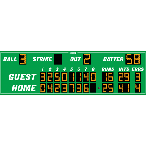 Electro-Mech LX163 Eight Inning Baseball Scoreboards