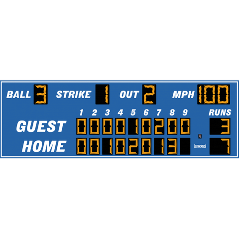 Electro-Mech LX173 Nine Inning Baseball Scoreboards