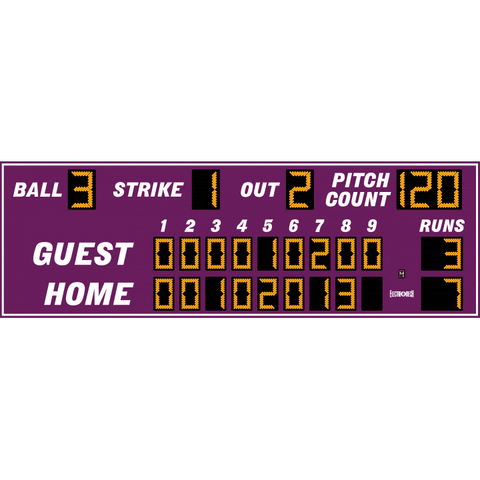 Electro-Mech LX173 Nine Inning Baseball Scoreboards