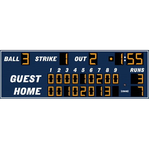 Electro-Mech LX173 Nine Inning Baseball Scoreboards