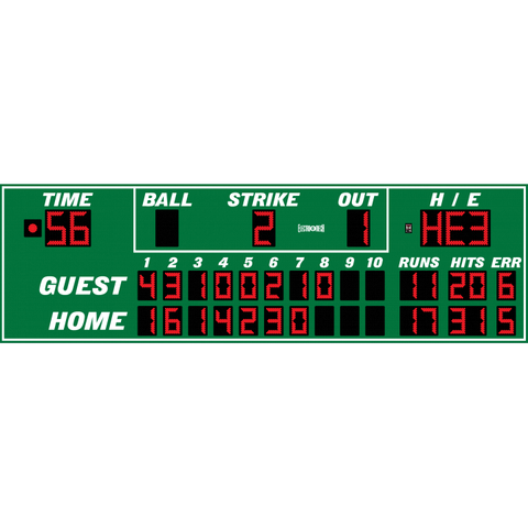 Electro-Mech LX174 Ten Inning Baseball Scoreboards