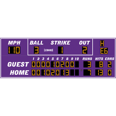 Electro-Mech LX175 Full Size Ten Inning Baseball Scoreboards