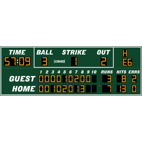 Electro-Mech LX175 Full Size Ten Inning Baseball Scoreboards