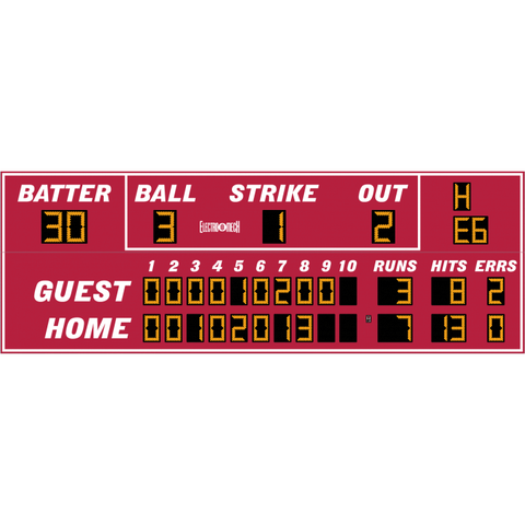Electro-Mech LX175 Full Size Ten Inning Baseball Scoreboards