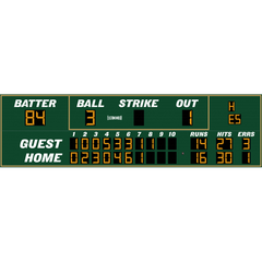 Electro-Mech LX178 Pro Size Ten Inning Baseball Scoreboards
