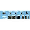 Image of Electro-Mech LX178 Pro Size Ten Inning Baseball Scoreboards