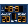 Image of Electro-Mech LX6324 Outdoor Portable Multi-Sport Scoreboards (5'x3-1/2')