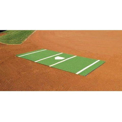 Fisher Athletic 6' x 12' Baseball Home Plate Batting Mat HPM612
