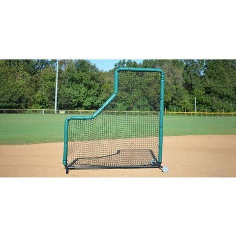 Fisher Athletic 8' x 8' Pro Series L-Screen w/ Wheels PP88W