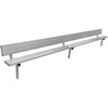 Image of Gill Stationary Aluminum Bench With Back