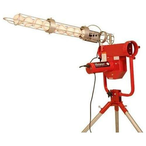 Heater Pro Curveball Baseball Pitching Machine w/ Xtender 24' Batting Cage HTRPRO799