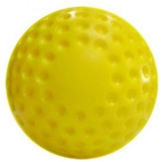 Iron Mike Yellow Dimpled "SOFTUF" Baseballs (Dozen) 762-107
