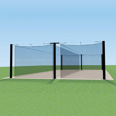 Jaypro Batting Cage Tunnel - Mega Outdoor - (70') - Tandem MPCTF-70D