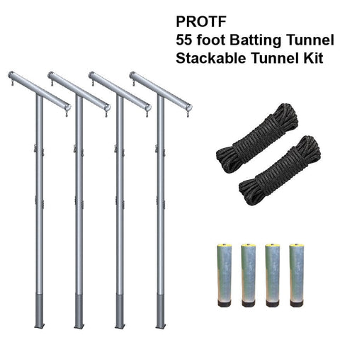 Jaypro Batting Tunnel Frame - Professional Outdoor (55') - Multiple Tunnel Adaptor PROTF-55A