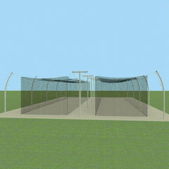 Jaypro Batting Tunnel Frame - Professional Outdoor (70') - Tandem PROTF-70T