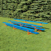 Image of Jaypro Bleacher - 15' (3 Row - Single Foot Plank) - All Aluminum (Powder Coated) BLCH-3ALPC