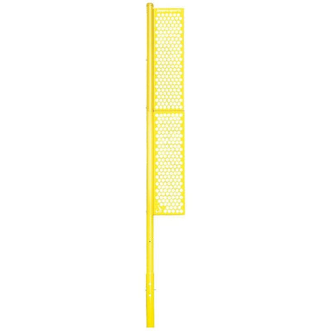 Jaypro Foul Poles - Professional (20') - Surface Mount (Yellow) BBFP-20SM