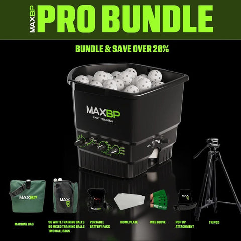 MaxBP Pro Pitching Machine Bundle #1