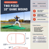 Image of Portolite 10" Two-Piece Baseball Portable Pitching Mound 95502PC