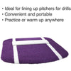 Image of Portolite Short Spiked Fastpitch Softball Pitching Mat