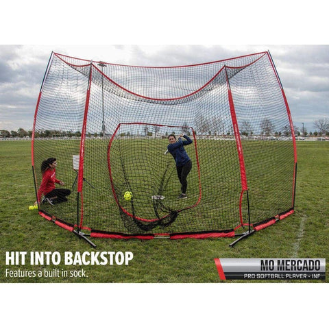 Powernet 16' x 9' Portable Baseball Backstop 1149