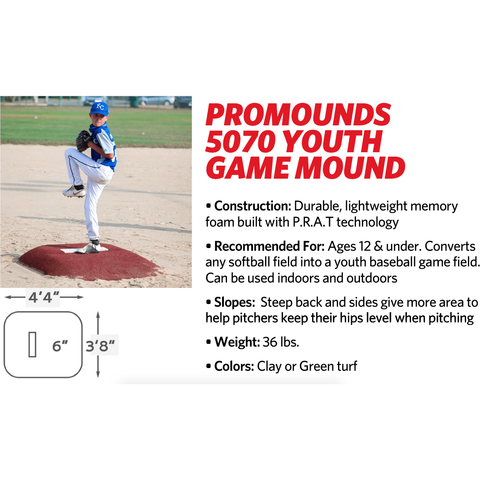 ProMounds 5070 Youth Portable Pitching Mound MP5070