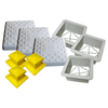 Image of Soft Touch Set Of 3 15” Premium Base Covers W/ Ground Mounts And Plugs A1500