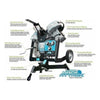 Image of Sports Attack Junior Hack Attack Softball Pitching Machine
