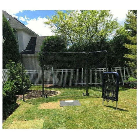 Trigon 8’ x 16’ ProCage Tri-Fold Protective Screen w/ Wheels BTRIFLD