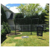 Image of Trigon 8’ x 16’ ProCage Tri-Fold Protective Screen w/ Wheels BTRIFLD
