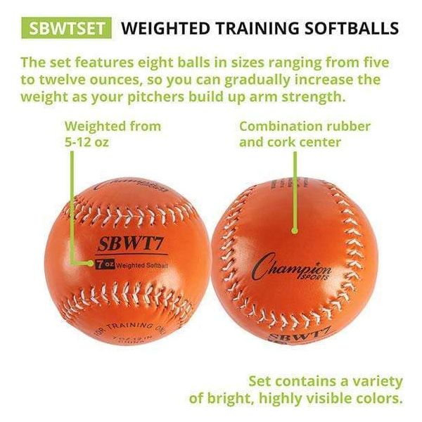 Champion sports weighted training baseball set store