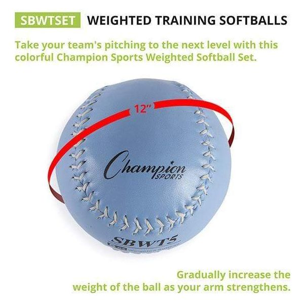 Champion sports weighted 2025 training baseball set