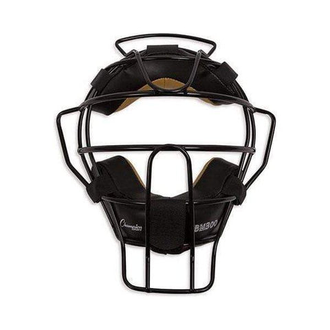 Champion Ultra Lightweight Umpire Faceguard Black BM300BK