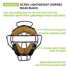 Image of Champion Ultra Lightweight Umpire Faceguard Black BM300BK