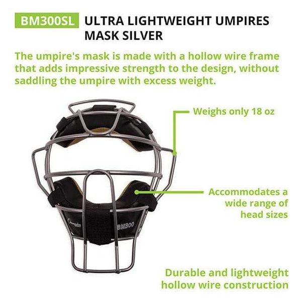  Champion Sports Softball Catcher's Mask - Lightweight with  Durable Wire Frame - Adjustable Harness Catcher's Mask - Comfortable Fit :  Baseball Catchers Masks : Sports & Outdoors