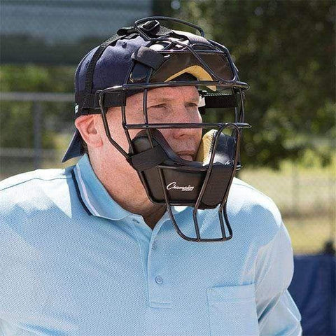 Champion Ultra Lightweight Umpire Faceguard Silver BM300SL