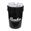 Image of Baden Ballistic Pitching Machine Baseballs & One Ball Bucket (3 Dozen)